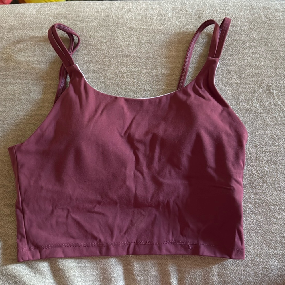 NVGTN bra top size small in berry color